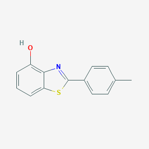 molecular formula C14H11NOS B049656 4-Hydroxy-2-(4-methylphenyl)benzothiazole CAS No. 122589-83-7
