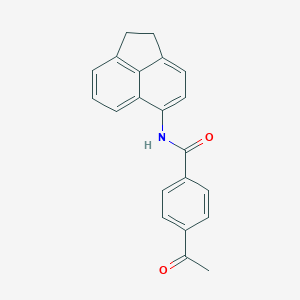 Benzamide, N-(acenaphthen-5-yl)-4-acetyl-
