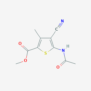 Methyl 5-acetamido-4-cyano-3-methylthiophene-2-carboxylate