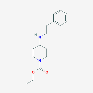 molecular formula C16H24N2O2 B4965698 Ethyl 4-(2-phenylethylamino)piperidine-1-carboxylate 
