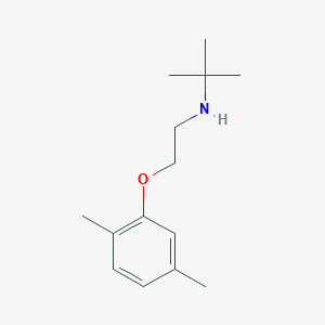 molecular formula C14H23NO B4965702 N-[2-(2,5-dimethylphenoxy)ethyl]-2-methylpropan-2-amine 