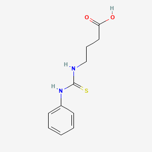 molecular formula C11H14N2O2S B4965757 gamma-Phenylthioureidobutyric acid CAS No. 25759-76-6