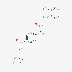 4-[(1-naphthylacetyl)amino]-N-(tetrahydro-2-furanylmethyl)benzamide