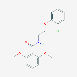 N-[2-(2-chlorophenoxy)ethyl]-2,6-dimethoxybenzamide