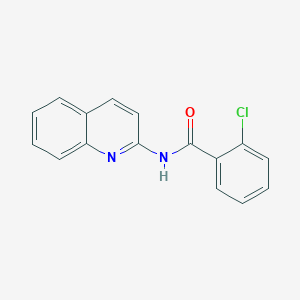 2-chloro-N-quinolin-2-ylbenzamide