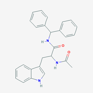2-(acetylamino)-N-benzhydryl-3-(1H-indol-3-yl)propanamide