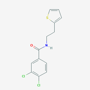 3,4-dichloro-N-(2-thiophen-2-ylethyl)benzamide