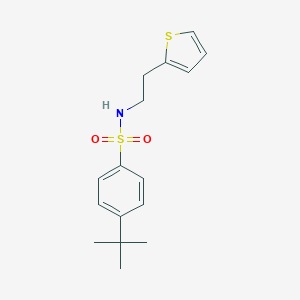 4-tert-butyl-N-[2-(2-thienyl)ethyl]benzenesulfonamide