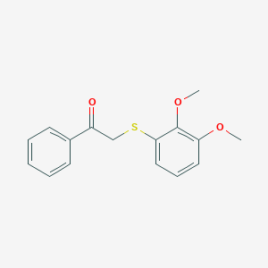 2-[(2,3-Dimethoxyphenyl)sulfanyl]-1-phenylethanone