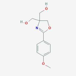 [2-(4-Methoxyphenyl)-4,5-dihydro-1,3-oxazole-4,4-diyl]dimethanol