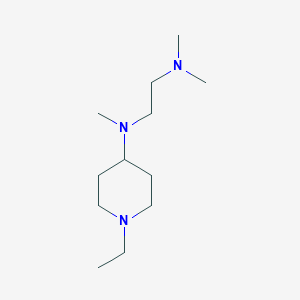 molecular formula C12H27N3 B4966571 N'-(1-ethylpiperidin-4-yl)-N,N,N'-trimethylethane-1,2-diamine 
