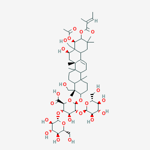 molecular formula C110H172O48 B049666 Escin CAS No. 6805-41-0