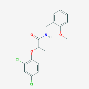 2-(2,4-dichlorophenoxy)-N-(2-methoxybenzyl)propanamide