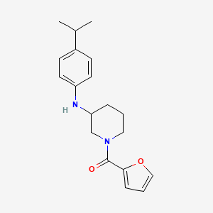 molecular formula C19H24N2O2 B4966804 Furan-2-yl-[3-(4-propan-2-ylanilino)piperidin-1-yl]methanone 