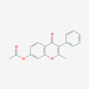 molecular formula C18H14O4 B4966844 7-Acetoxy-2-methylisoflavone CAS No. 3211-63-0