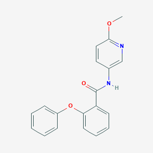 molecular formula C19H16N2O3 B496696 N-(6-methoxypyridin-3-yl)-2-phenoxybenzamide 