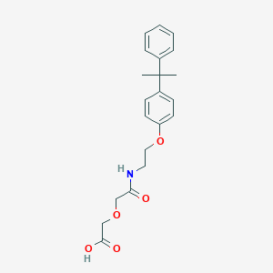 [2-({2-[4-(1-Methyl-1-phenylethyl)phenoxy]ethyl}amino)-2-oxoethoxy]acetic acid