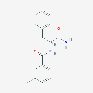 N-(2-amino-1-benzyl-2-oxoethyl)-3-methylbenzamide