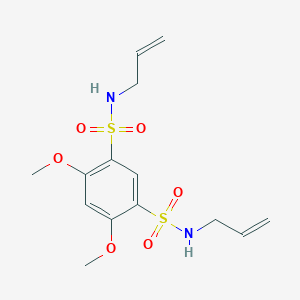 N,N'-diallyl-4,6-dimethoxybenzene-1,3-disulfonamide
