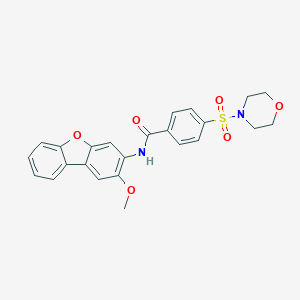 N-(2-methoxydibenzofuran-3-yl)-4-morpholin-4-ylsulfonylbenzamide
