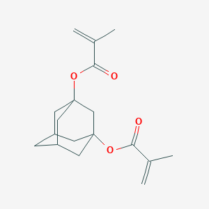 molecular formula C18H24O4 B049676 1,3-Adamantanediol dimethacrylate CAS No. 122066-43-7
