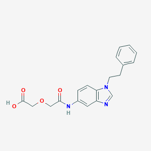 B496783 (2-oxo-2-{[1-(2-phenylethyl)-1H-benzimidazol-5-yl]amino}ethoxy)acetic acid CAS No. 903857-55-6