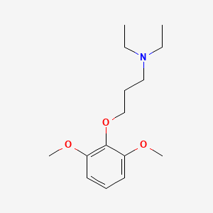 molecular formula C15H25NO3 B4967959 3-(2,6-dimethoxyphenoxy)-N,N-diethylpropan-1-amine 