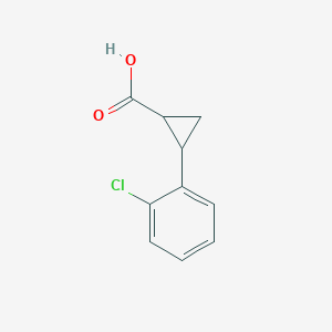 2-(2-Chlorophenyl)cyclopropanecarboxylic acid