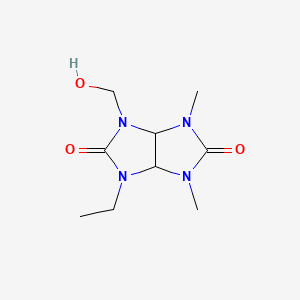 1-ethyl-3-(hydroxymethyl)-4,6-dimethyltetrahydroimidazo[4,5-d]imidazole-2,5(1H,3H)-dione