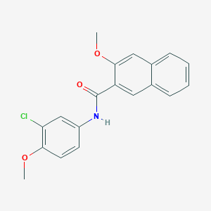 N-(3-chloro-4-methoxyphenyl)-3-methoxy-2-naphthamide