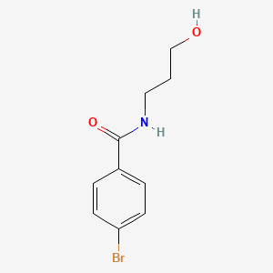 4-bromo-N-(3-hydroxypropyl)benzamide