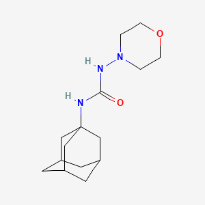 molecular formula C15H25N3O2 B4968844 1-(1-adamantyl)-3-morpholin-4-ylurea 