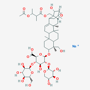 molecular formula C54H84NaO23+ B049691 Sodium aescinate CAS No. 20977-05-3