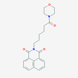 molecular formula C22H24N2O4 B4969487 1H-Benz[de]isoquinoline-1,3(2H)-dione, 2-[6-(4-morpholinyl)-6-oxohexyl]- CAS No. 300815-55-8