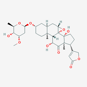 molecular formula C30H42O10 B049696 7,8-Epoxysinogenin 3-methylglycosides CAS No. 118004-72-1