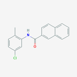 molecular formula C18H14ClNO B496968 N-(5-chloro-2-methylphenyl)-2-naphthamide 