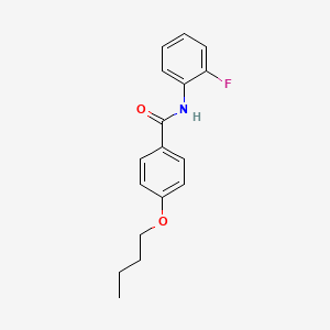 molecular formula C17H18FNO2 B4969781 4-butoxy-N-(2-fluorophenyl)benzamide 
