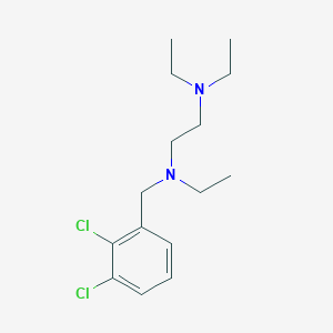 molecular formula C15H24Cl2N2 B4969819 N'-[(2,3-dichlorophenyl)methyl]-N,N,N'-triethylethane-1,2-diamine 