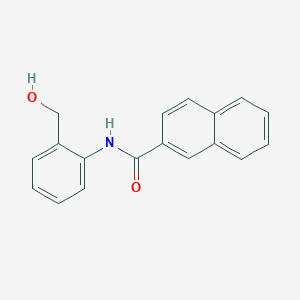 molecular formula C18H15NO2 B496982 N-[2-(hydroxymethyl)phenyl]-2-naphthamide 
