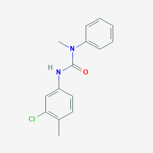 B497020 3-(3-Chloro-4-methylphenyl)-1-methyl-1-phenylurea CAS No. 501105-02-8