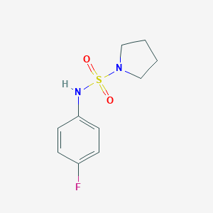 molecular formula C10H13FN2O2S B497059 N-(4-fluorophenyl)-1-pyrrolidinesulfonamide 