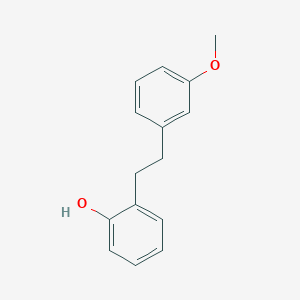 molecular formula C15H16O2 B049715 2-[2-(3-Methoxyphenyl)ethyl]phenol CAS No. 167145-13-3