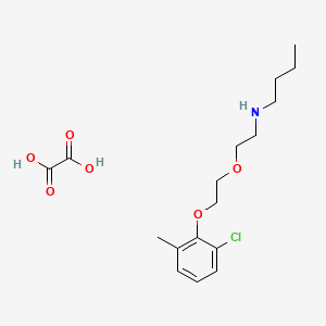 molecular formula C17H26ClNO6 B4971535 N-[2-[2-(2-chloro-6-methylphenoxy)ethoxy]ethyl]butan-1-amine;oxalic acid 