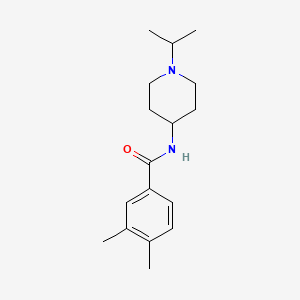 molecular formula C17H26N2O B4971944 N~1~-(1-ISOPROPYL-4-PIPERIDYL)-3,4-DIMETHYLBENZAMIDE 