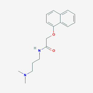 molecular formula C17H22N2O2 B4971957 N-[3-(dimethylamino)propyl]-2-(naphthalen-1-yloxy)acetamide 
