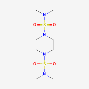 molecular formula C8H20N4O4S2 B4972113 n,n,n',n'-Tetramethylpiperazine-1,4-disulfonamide CAS No. 5433-59-0