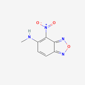 molecular formula C7H6N4O3 B4972418 N-methyl-4-nitro-2,1,3-benzoxadiazol-5-amine CAS No. 18378-30-8