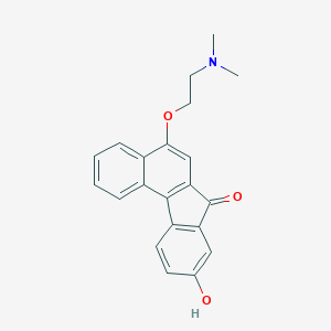molecular formula C21H19NO3 B049725 9-Hydroxybenfluron CAS No. 115029-30-6
