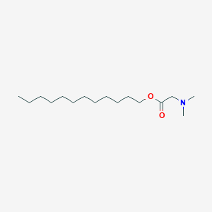 molecular formula C16H32NO2- B049727 Dodecyl 2-(dimethylamino)acetate CAS No. 121150-43-4