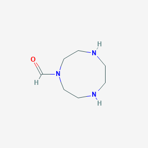 molecular formula C7H15N3O B049729 1,4,7-Triazonane-1-carbaldehyde CAS No. 112498-53-0